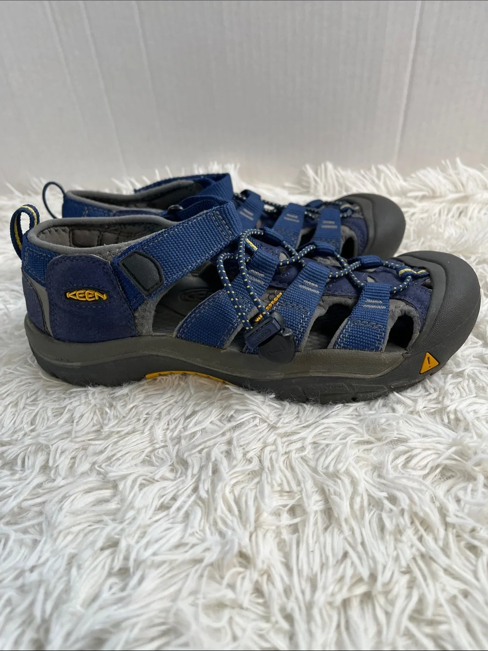 Keen Navy Blue Youth Closed-Toe Outdoor Sandals